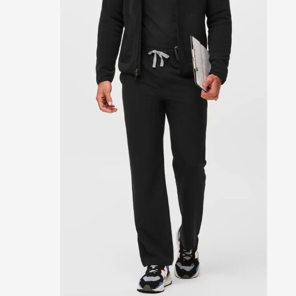 Figs Men's Pisco Basic Scrub Pant Technical Collection Black LARGE - Picture 1 of 8